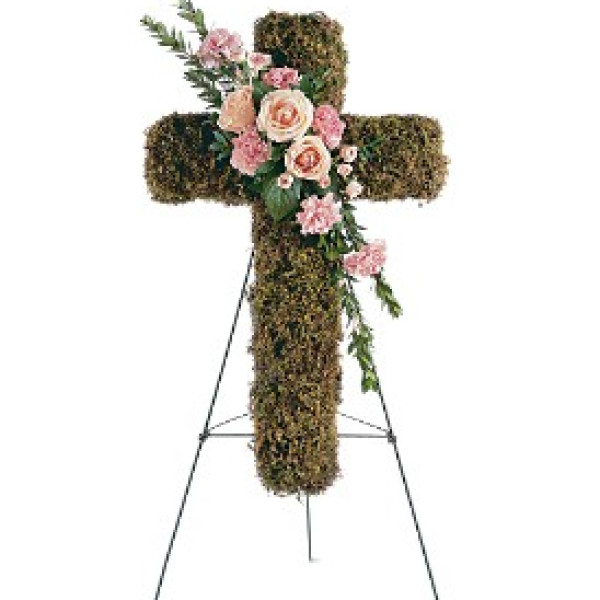 Pink Bouquet Cross